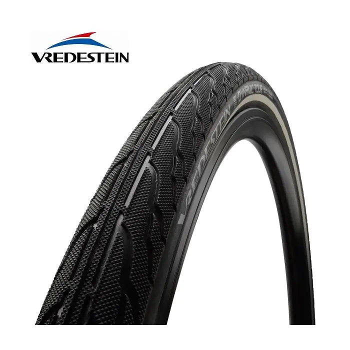Vredestein buitenband Dynamic Tour 28 x 1 1 2 zwart refl