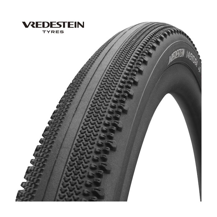 Vredestein buitenband aventura seta core 45-622 - 28 700x45c tlr vouw zwart