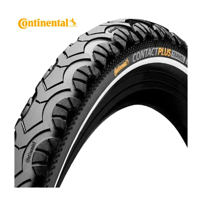 Continental 28x1.75 (47-622) contact plus travel zwart reflex draad 0101350