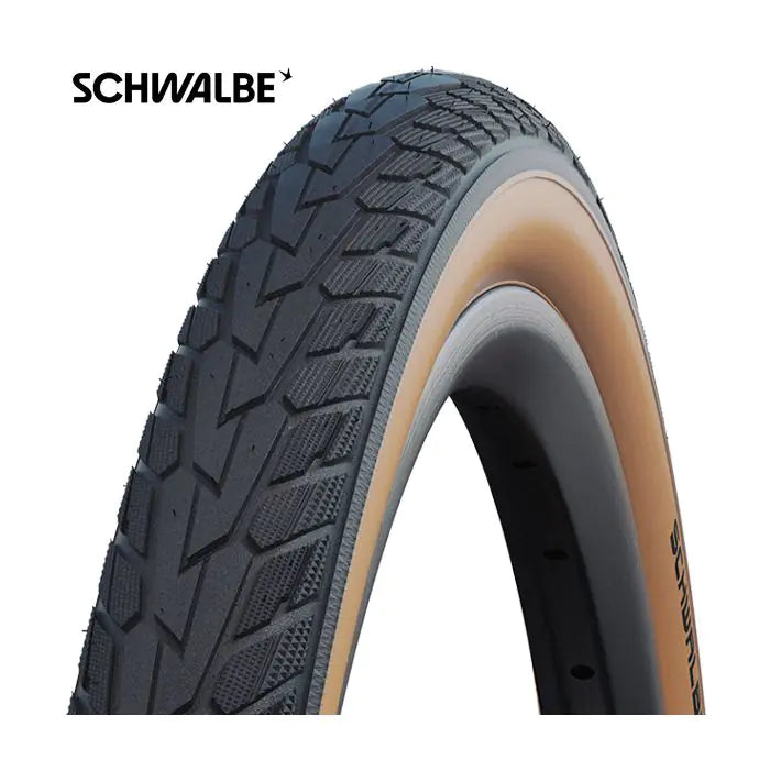 Schwalbe buitenband road cruiser 28x1.75 47-622 draad zwart bruin