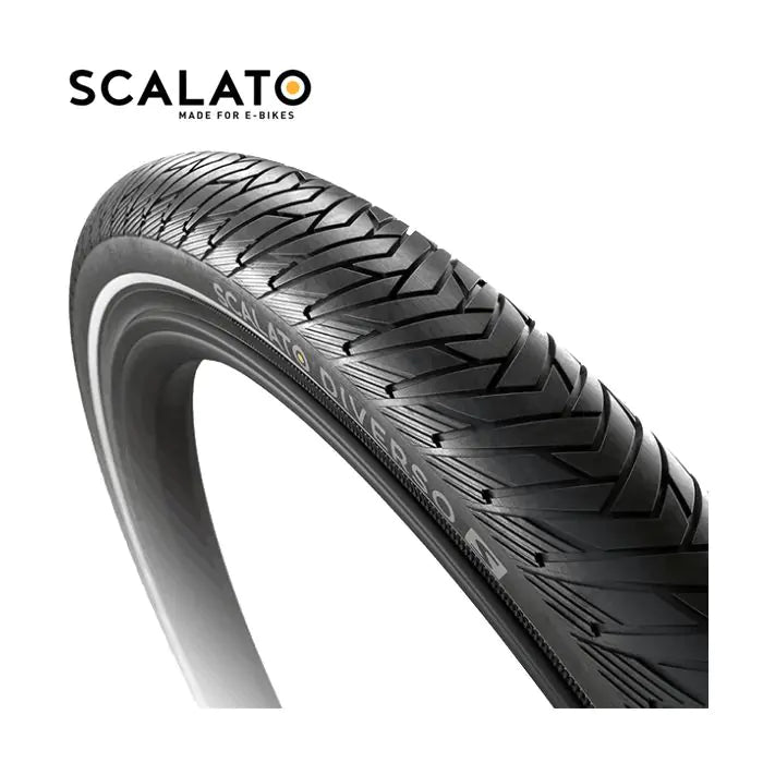 Pneu extérieur Scalato Mondano 28 x 2.00 50-622 mm - noir avec reflet