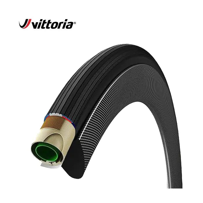 Vittoria tube 25-622 corsa control met grafeen g+ full black