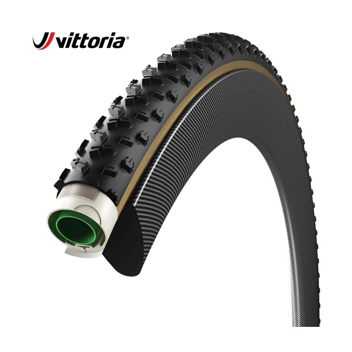Vittoria tube 33-622 terreno wet met grafeen g+ zwart-transparant