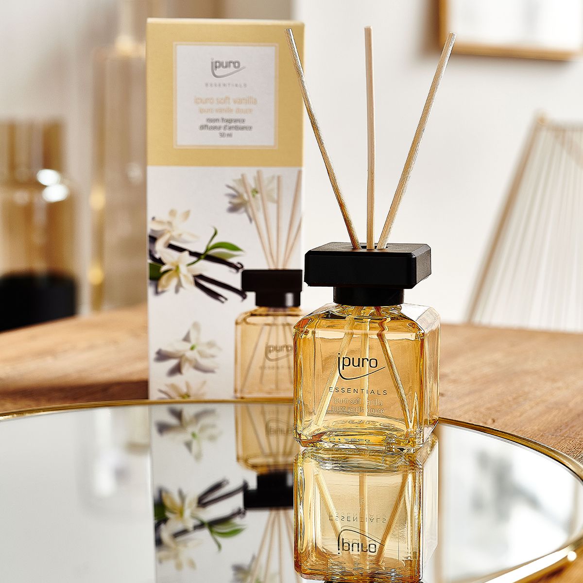 Ipuro geurverspreider zacht vanille 50 ml