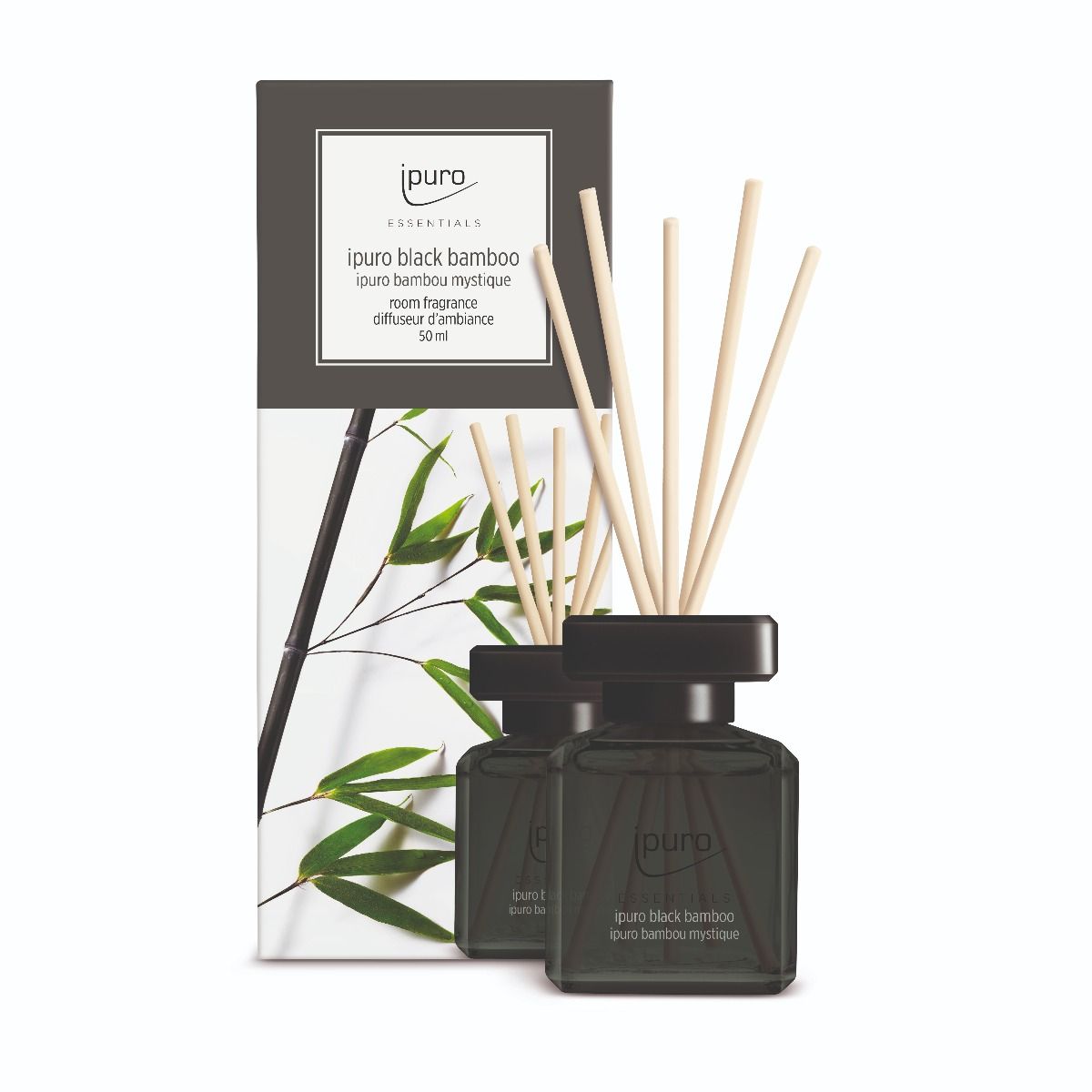 Ipuro geurverspreider zwarte bamboe 50 ml