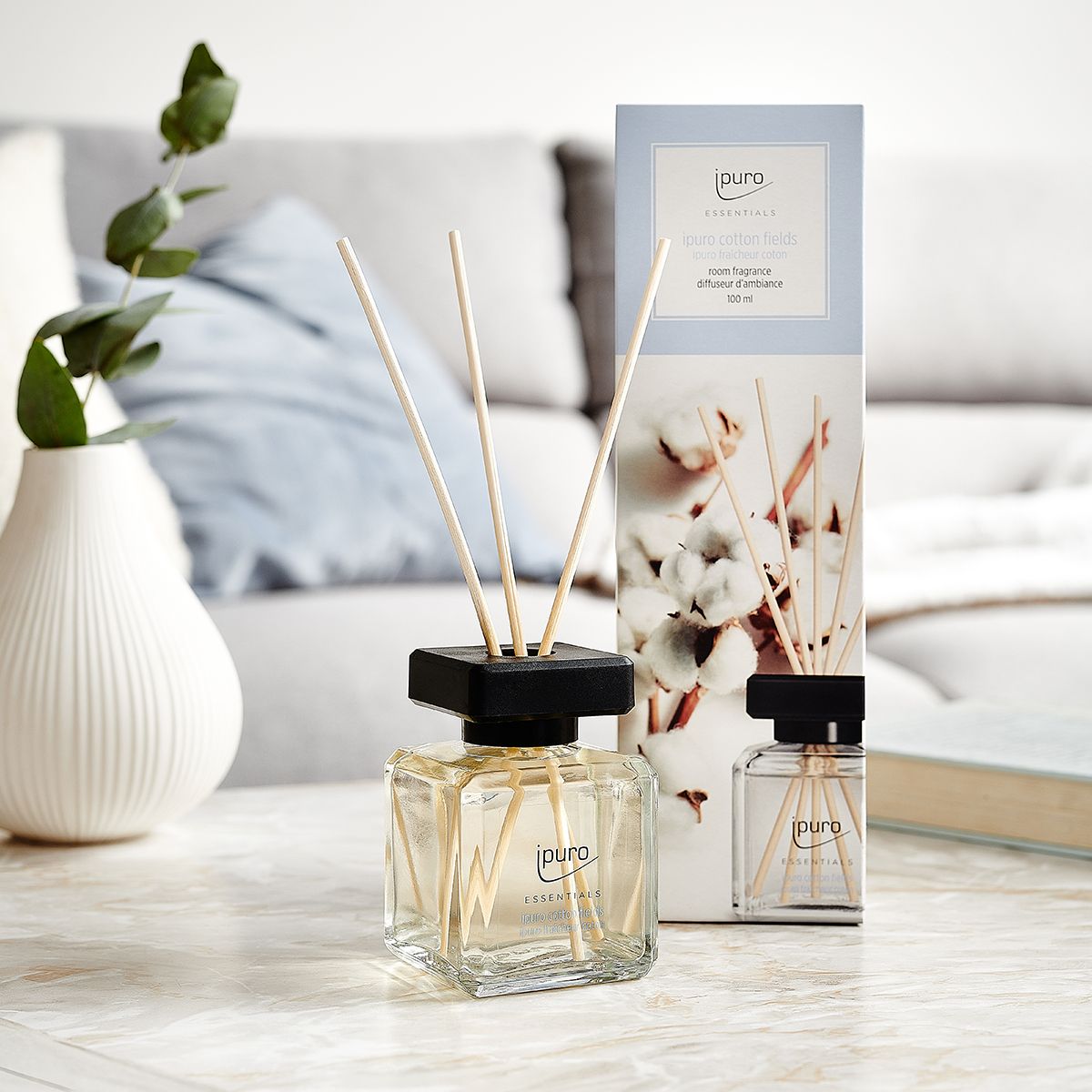 Ipuro geurverspreider katoenvelden 100 ml
