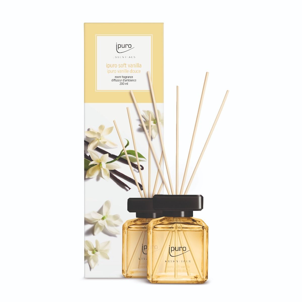 Ipuro geurverspreider zacht vanille 200 ml