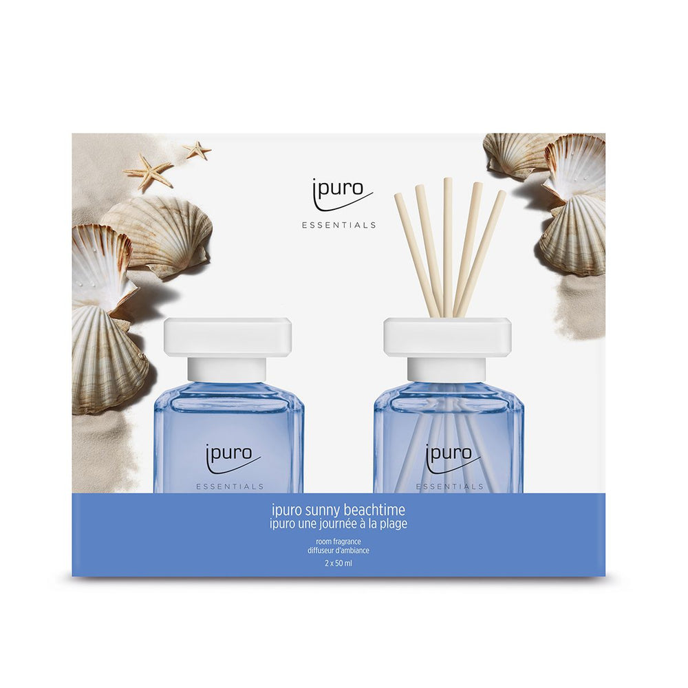Ipuro geurverspreider zonnig strandtijd 2 x 50 ml