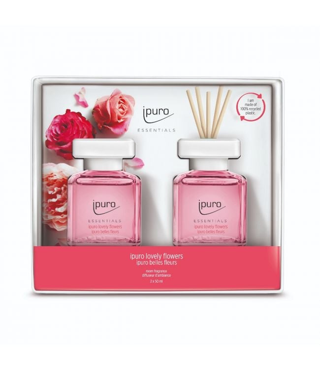 Ipuro geurverspreider mooie bloemen 2 x 50 ml
