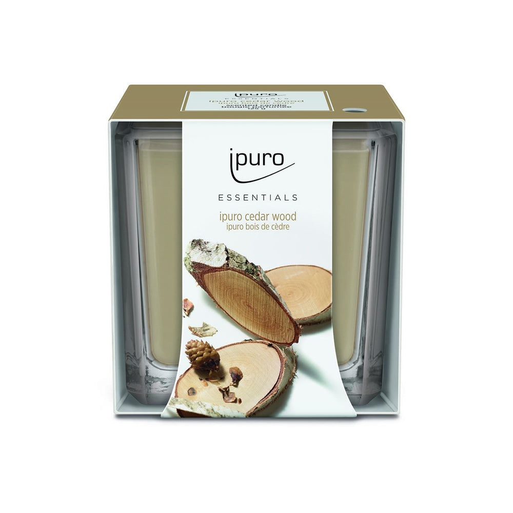 Ipuro geurkaars cederhout 125gr.