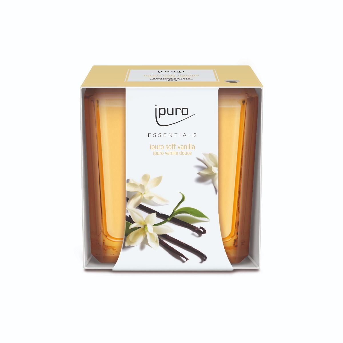 Ipuro geurkaars zachte vanille 125gr.