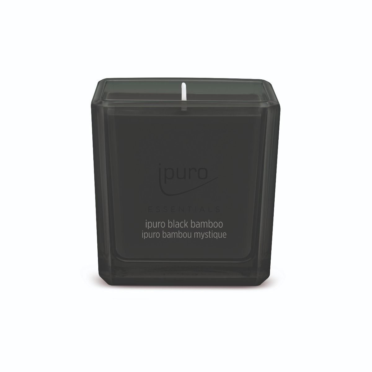 Ipuro geurkaars zwart bamboe 125gr.