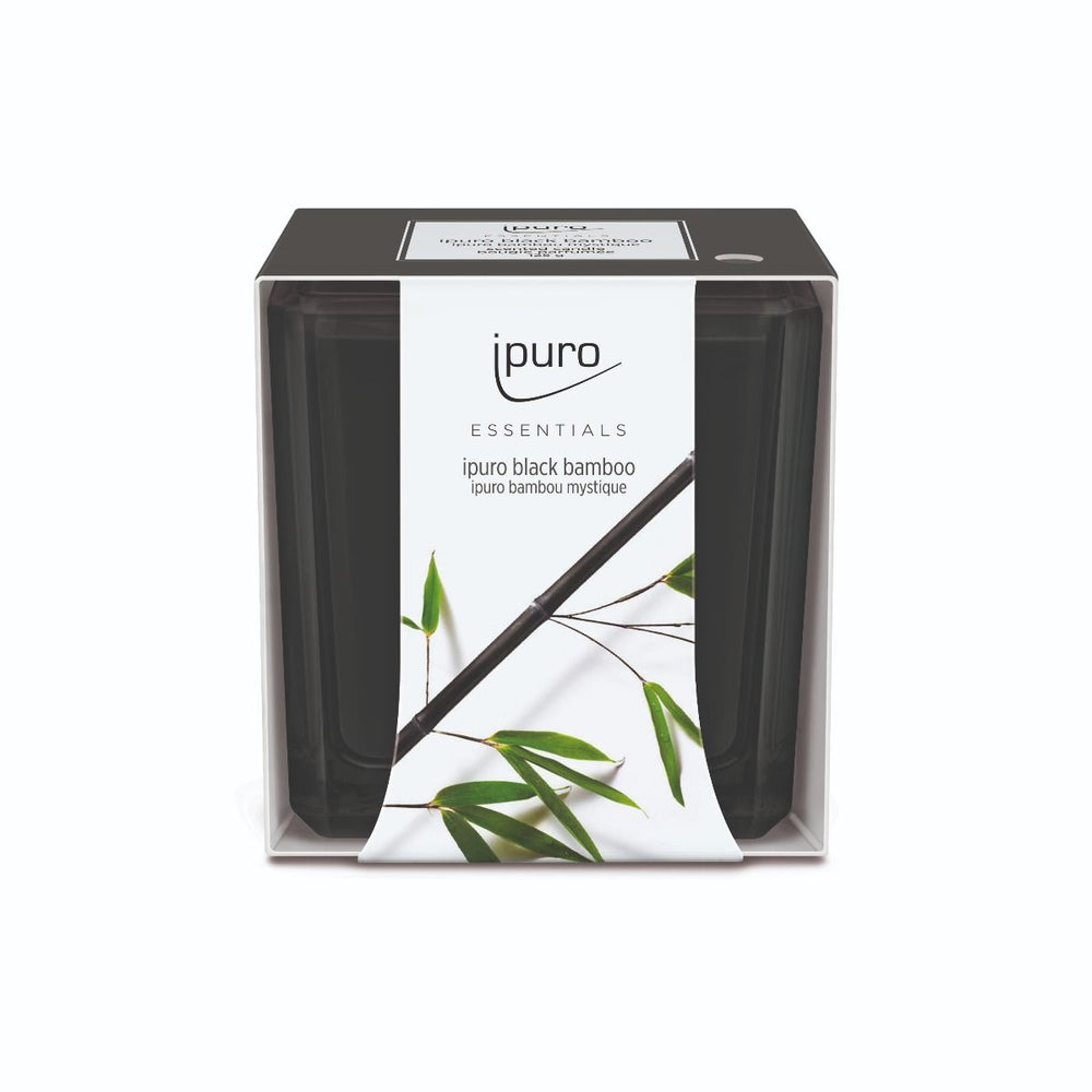 Ipuro geurkaars zwart bamboe 125gr.