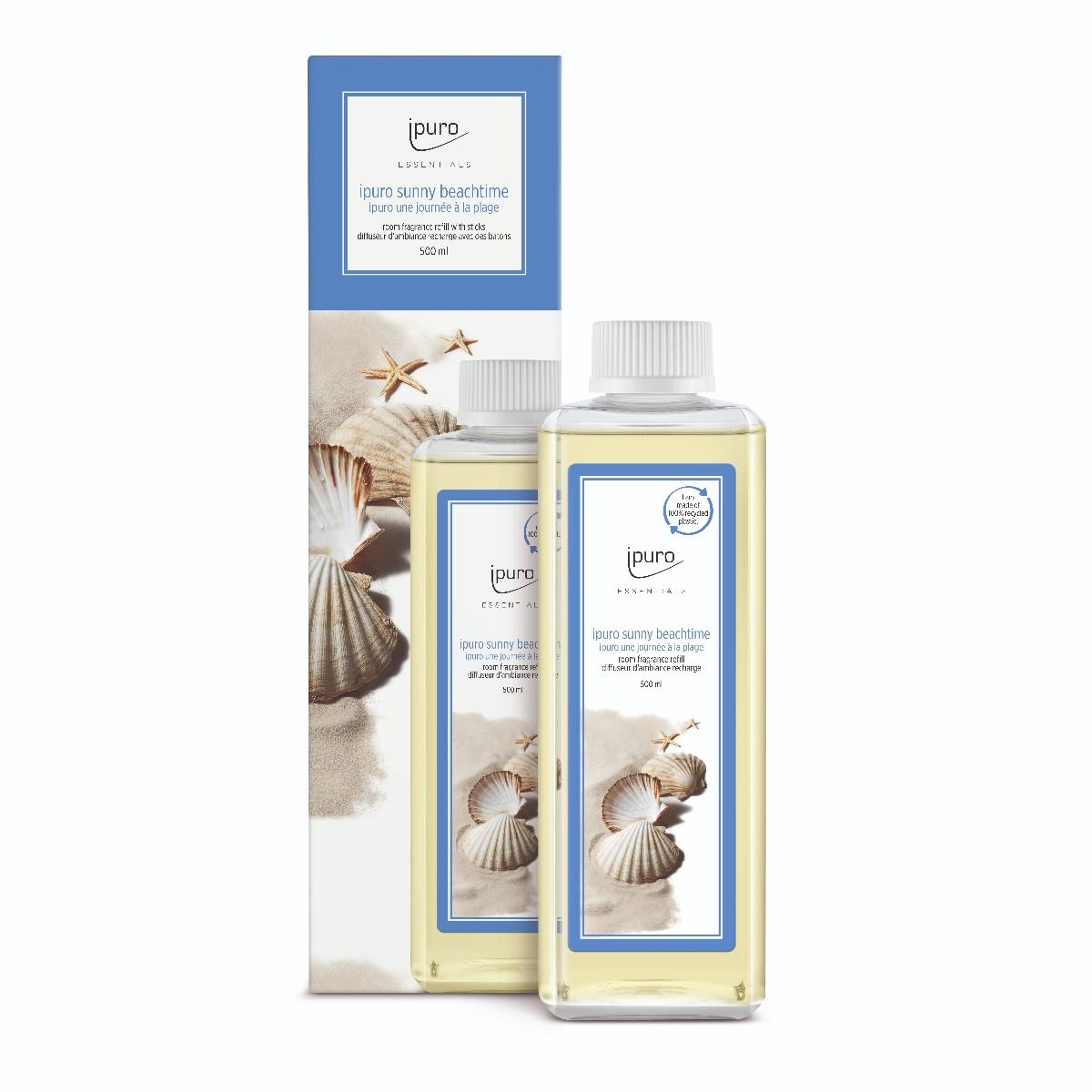 Ipuro geurdiffuser navulling Sunny Beachtime 500ml