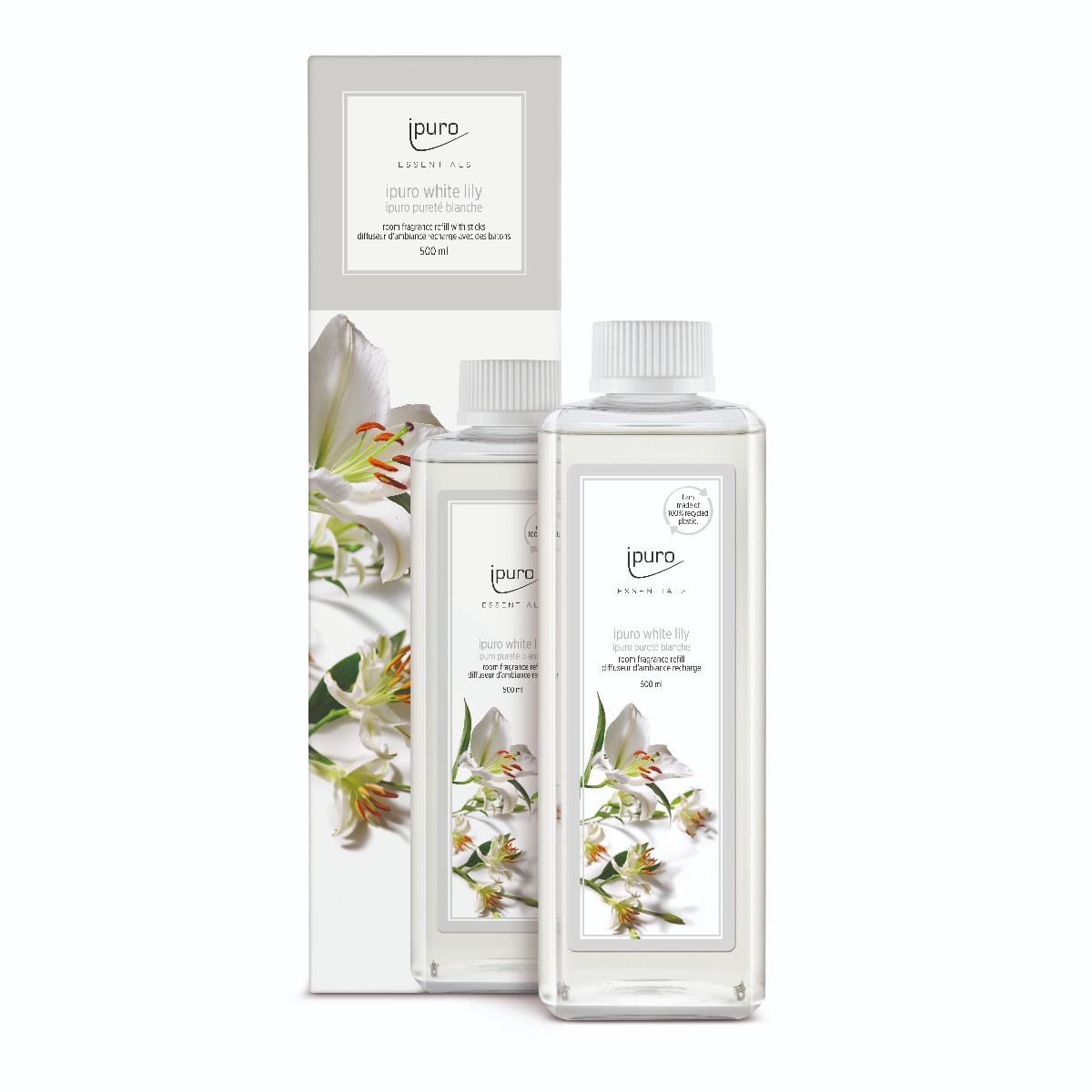 Ipuro geurverspreider navulling witte lelie 500ml