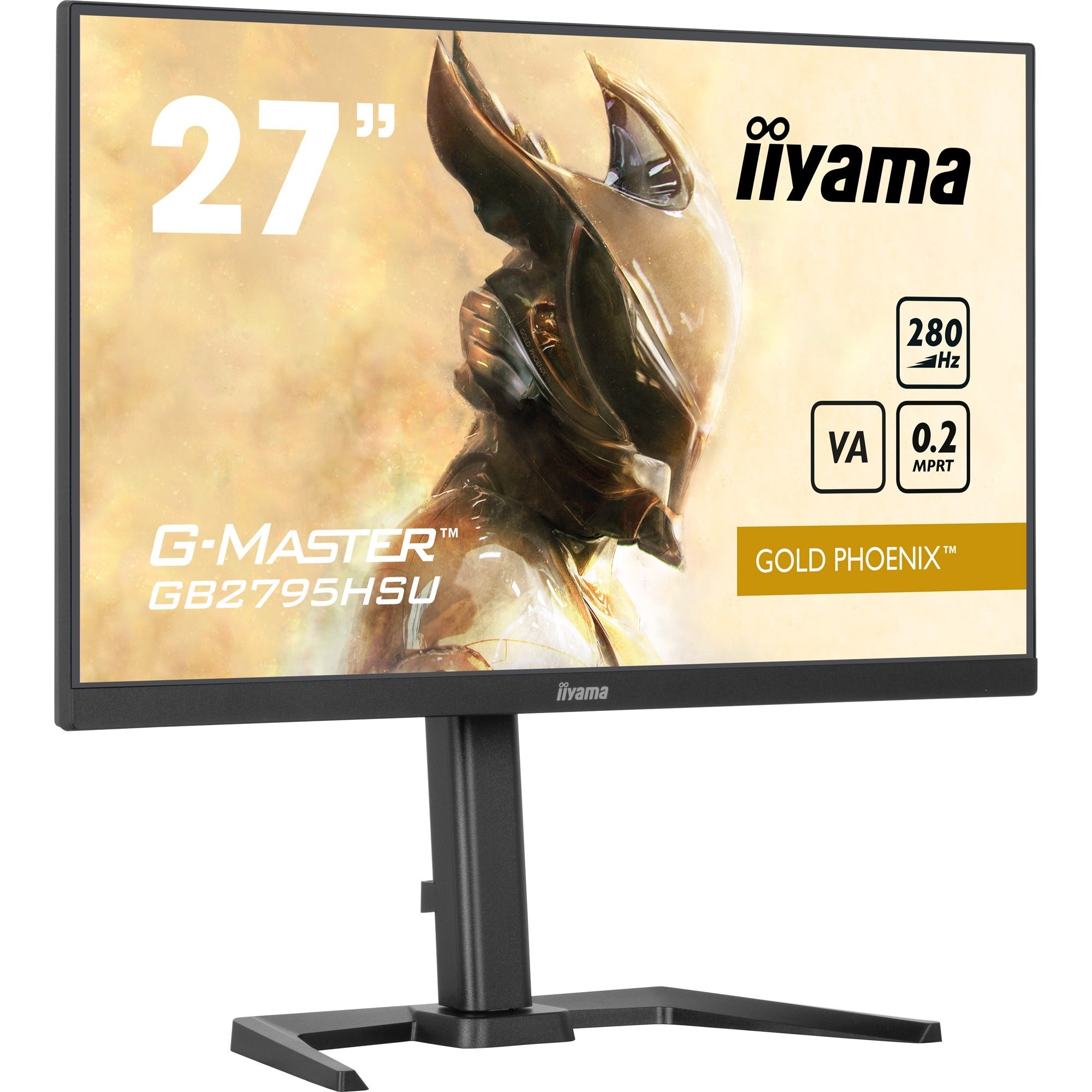 Iiyama g-master gold phoenix gb2795hsu-b1 27 gaming monitor (zwart, hdmi, displayport, 4x usb-a, 280 hz)