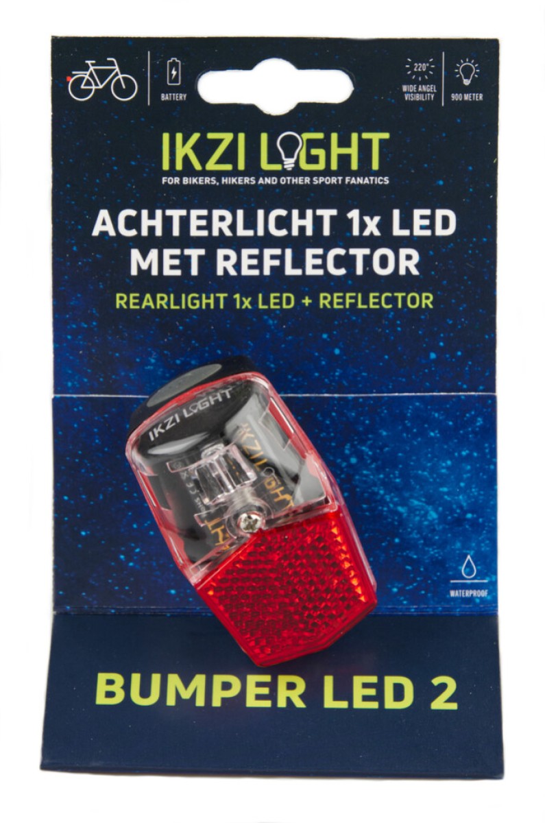 Ikzi licht achterlicht spatb bev. batterij led e-keur op kaart
