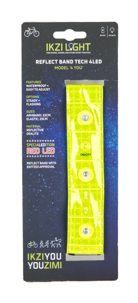 Ikzi reflexarmband 4-led