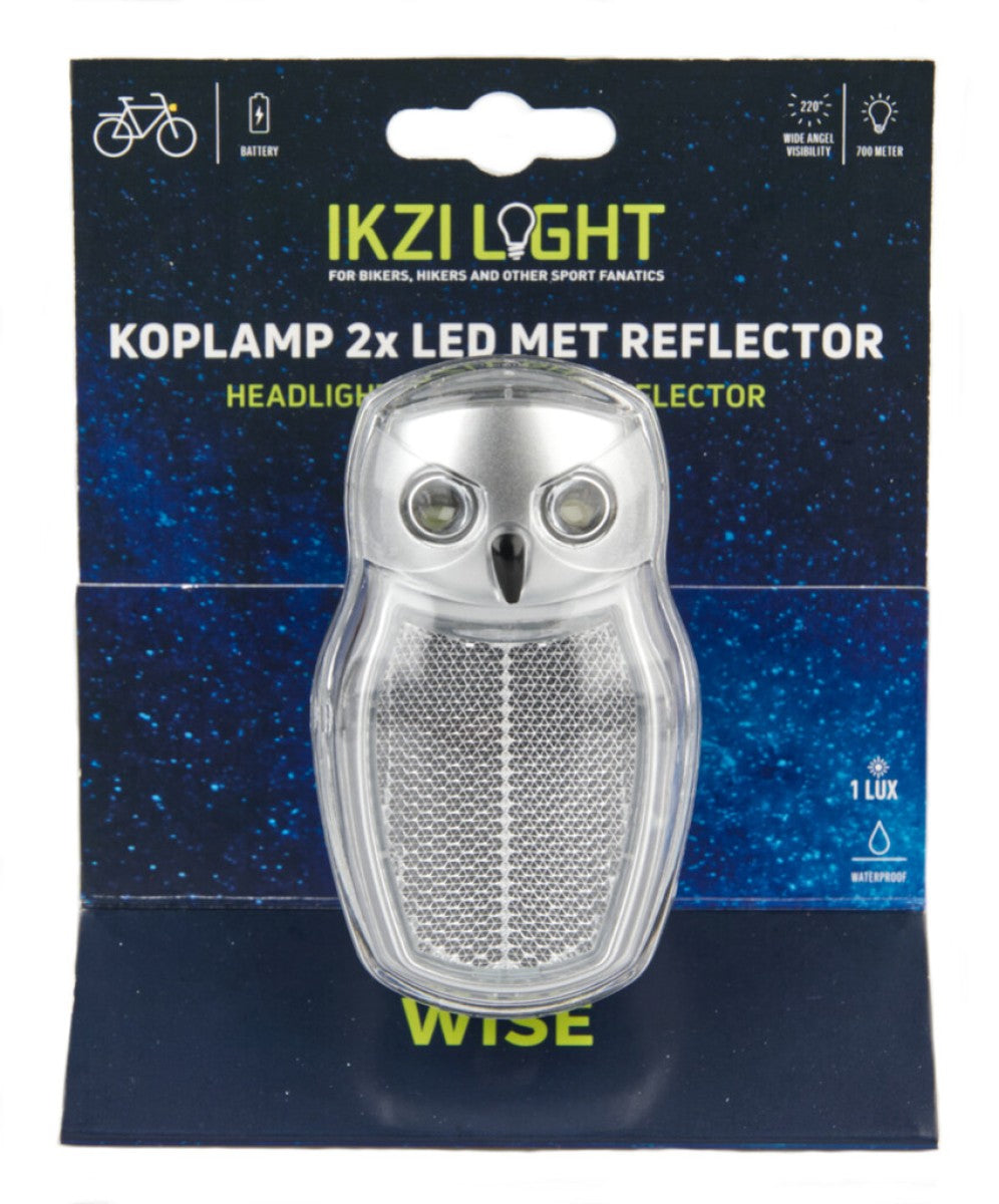 Headlight Reflector Crown Bolt Mount 2x LED White