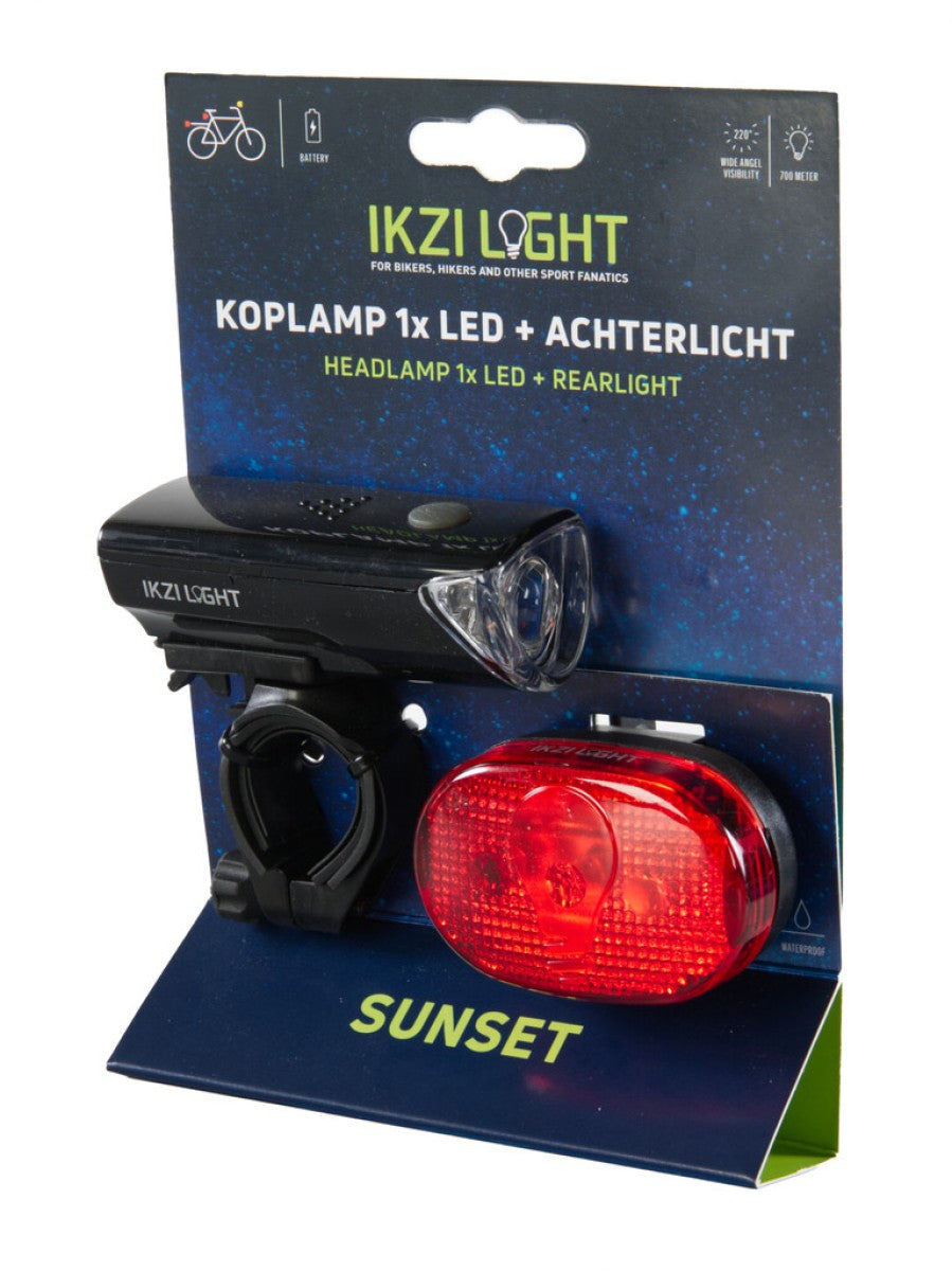 Verlichtingsset ikzi the zonsondergang led - zwart
