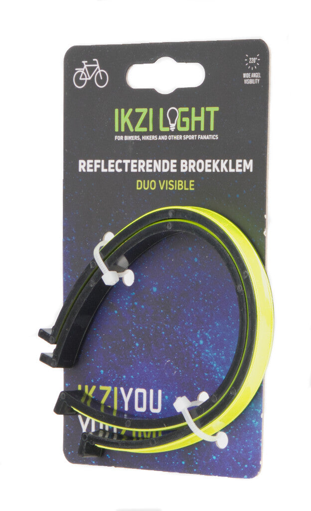 IKZI Reflecterende broekklemmen IkziLight Duo Zichtbaar set à 2 stuks