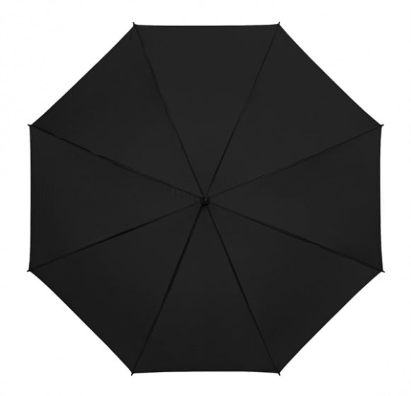 Impliva Golfparaplu windproof 125 cm polyester zwart
