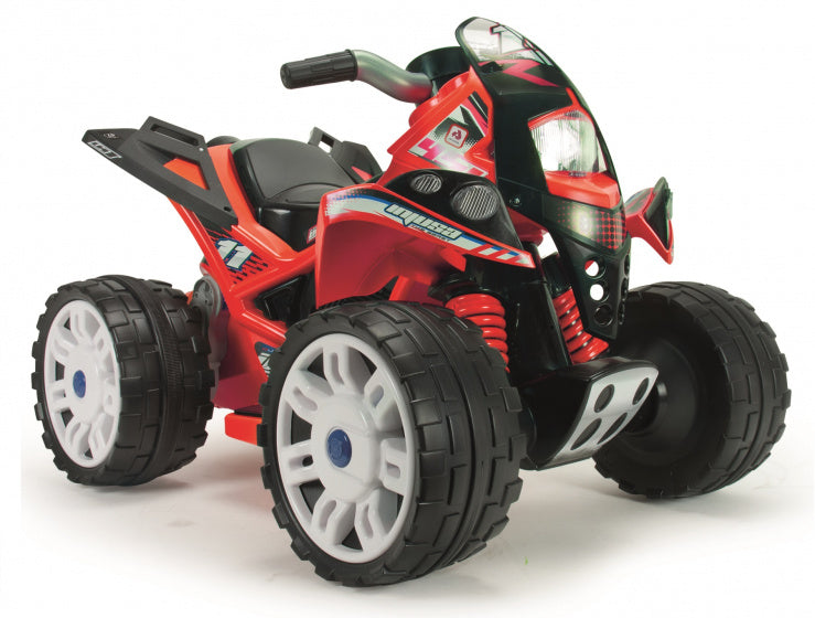The Beast elektrische kinderquad 12V rood zwart