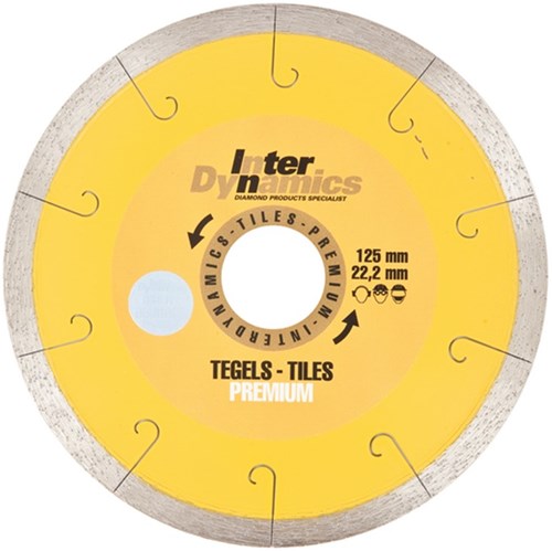 Interdynamics inter dynamics diamantzaag tegels premium 200x22,2mm - 334200