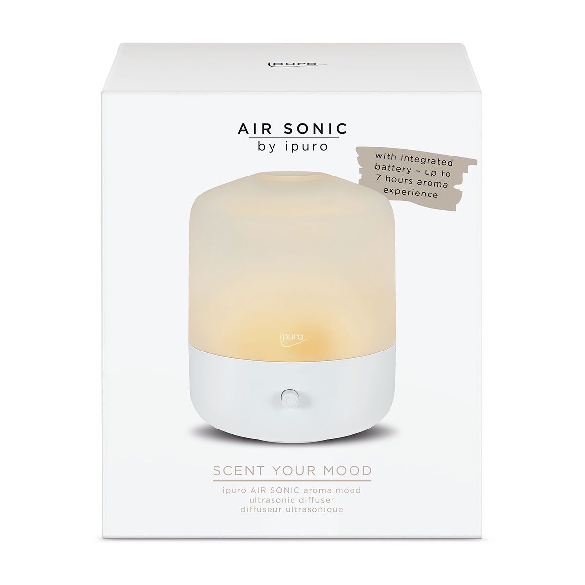 Ipuro air sonische aroma stemming wit
