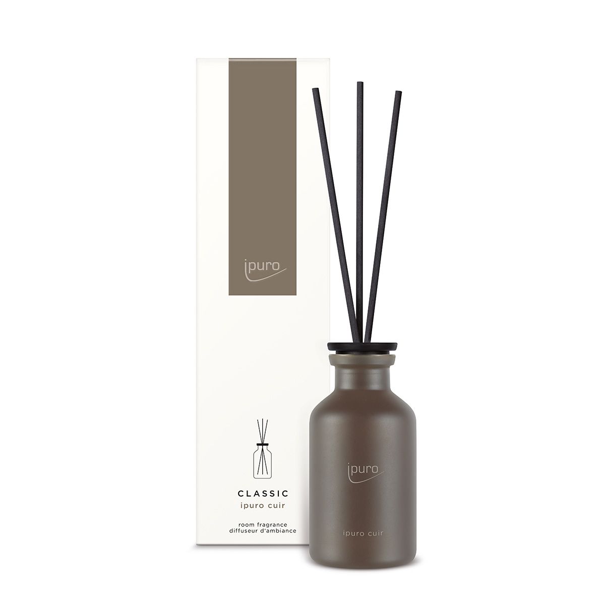 Ipuro geurverspreider leer 75ml