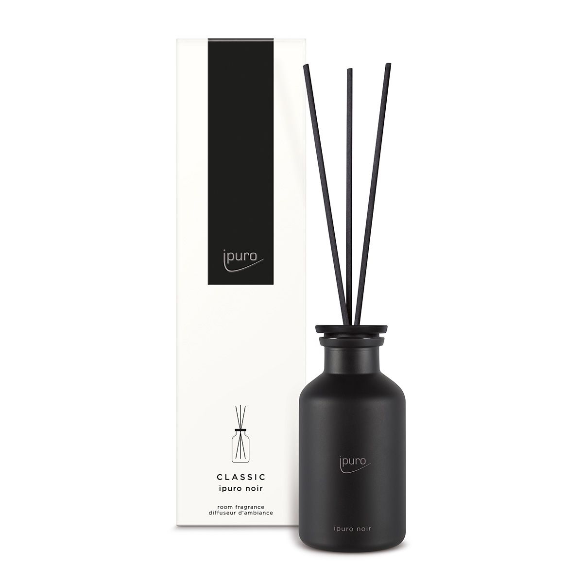 Ipuro geurverspreider zwart 240ml