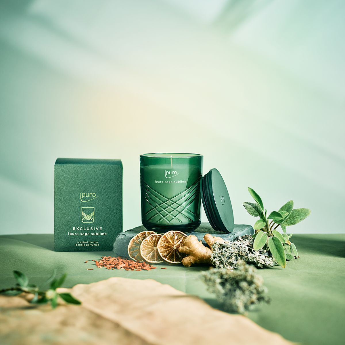 Ipuro geurkaars salie subliem 270gr
