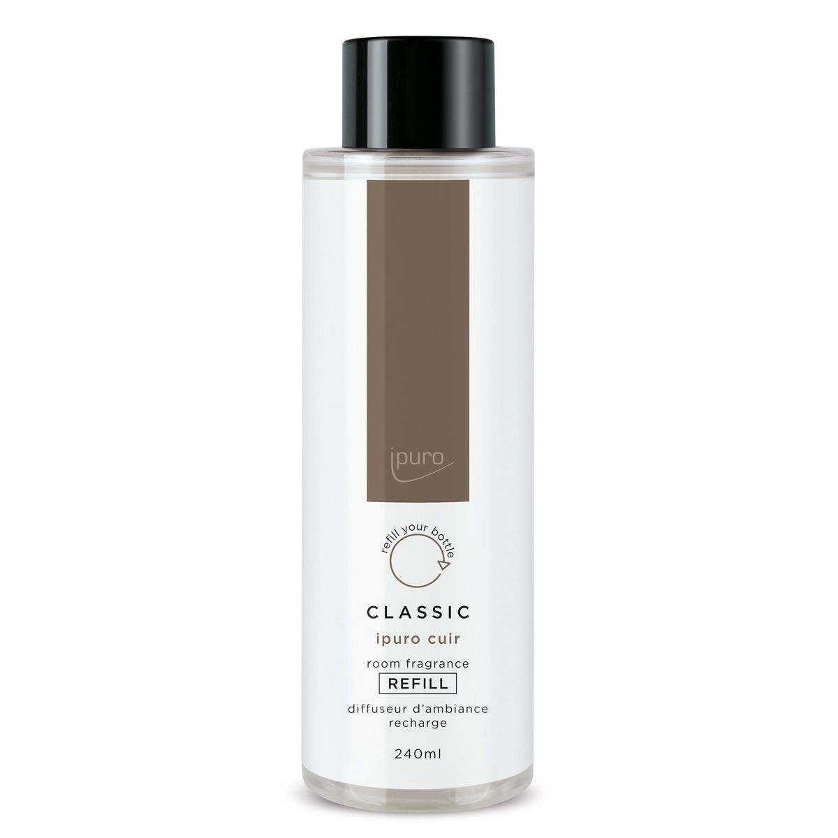 Ipuro geurverspreider navulling cuir 240ml