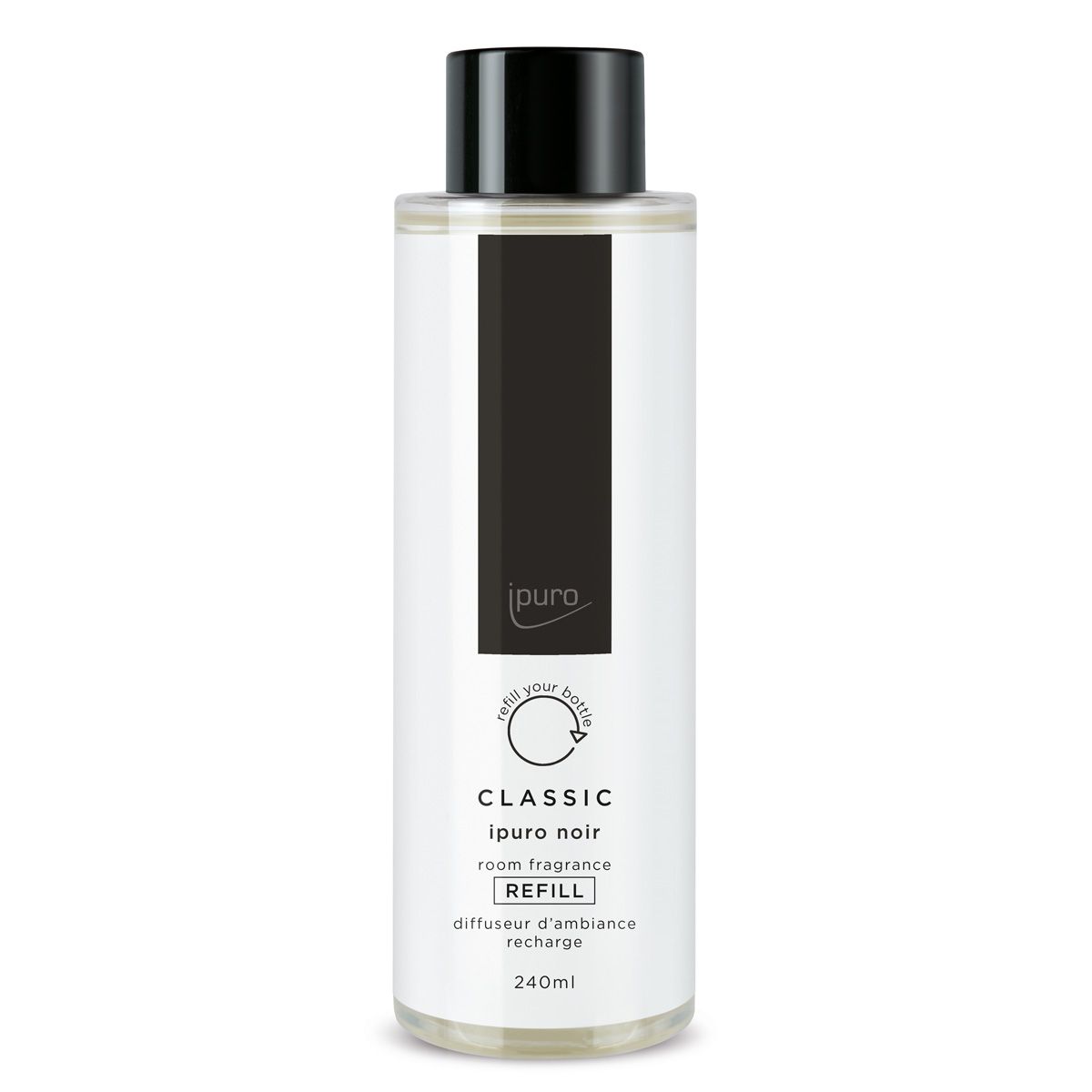 Ipuro geurdiffuser navulling noir 240ml