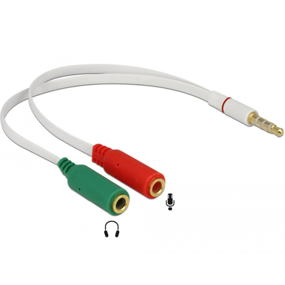 Abi aux splitter - microfoon en audio
