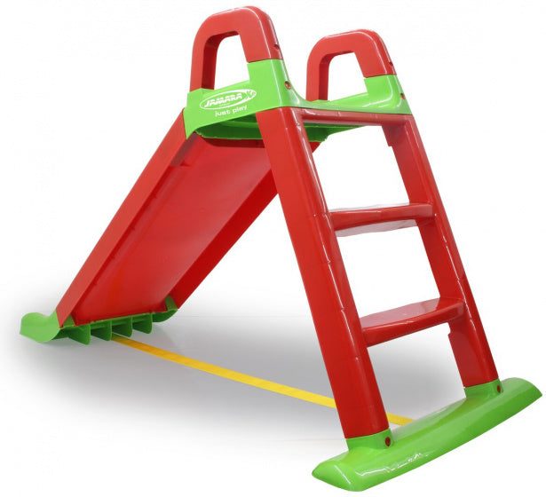 Grappige glijbaan junior 145 x 59 x 79 cm rood groen