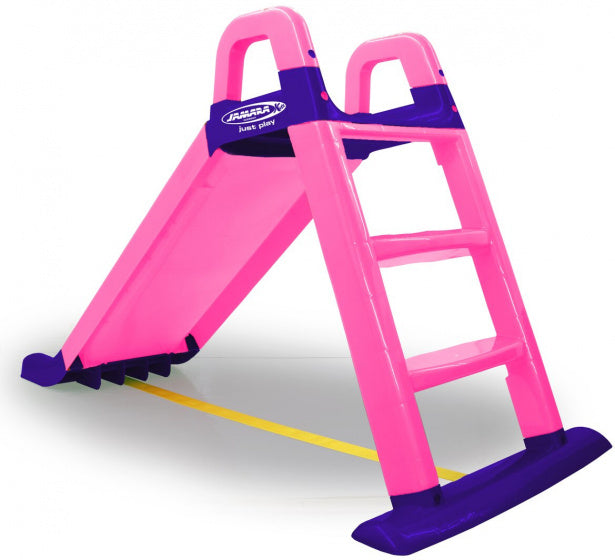 Grappige glijbaan meisjes 145 x 59 x 79 cm roze paars