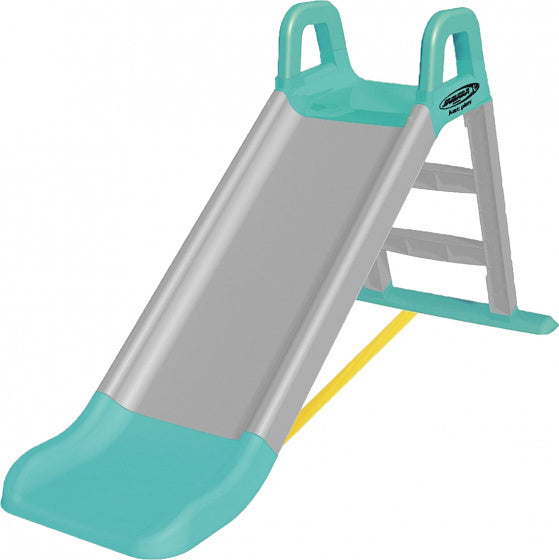 Grappige glijbaan junior 145 x 59 x 79 cm turquoise grijs