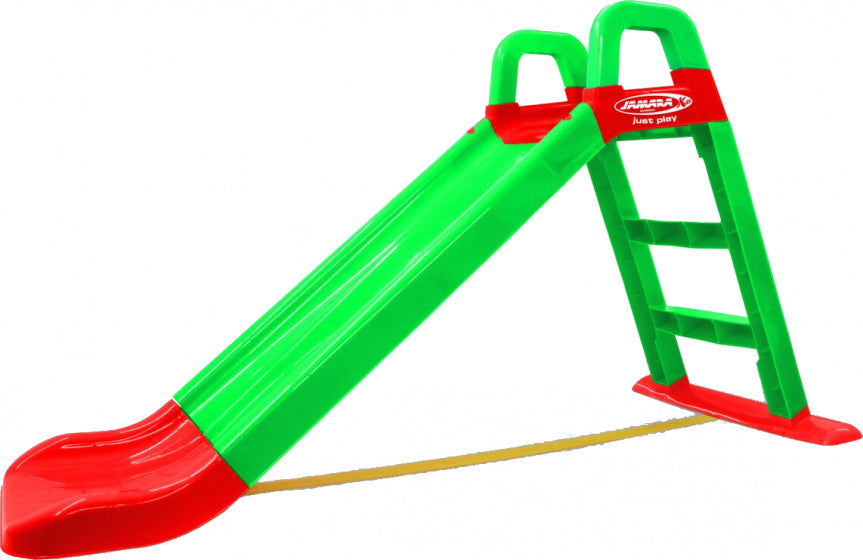 Grappige glijbaan junior 145 x 59 x 79 cm groen rood