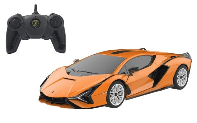 RC Lamborghini Sián auto 20,7 cm 2-delig oranje 1:24