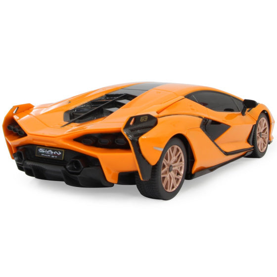 RC Lamborghini Sián auto 20,7 cm 2-delig oranje 1:24