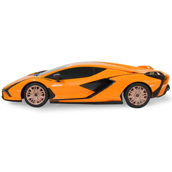 RC Lamborghini Sián auto 20,7 cm 2-delig oranje 1:24