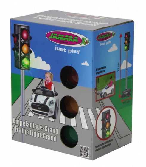 Grand verkeerslicht 72 x 21,5 cm 5-delig zwart