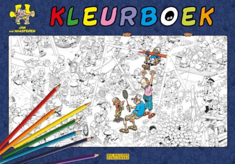 Big balloon jan van haasteren kleurboek