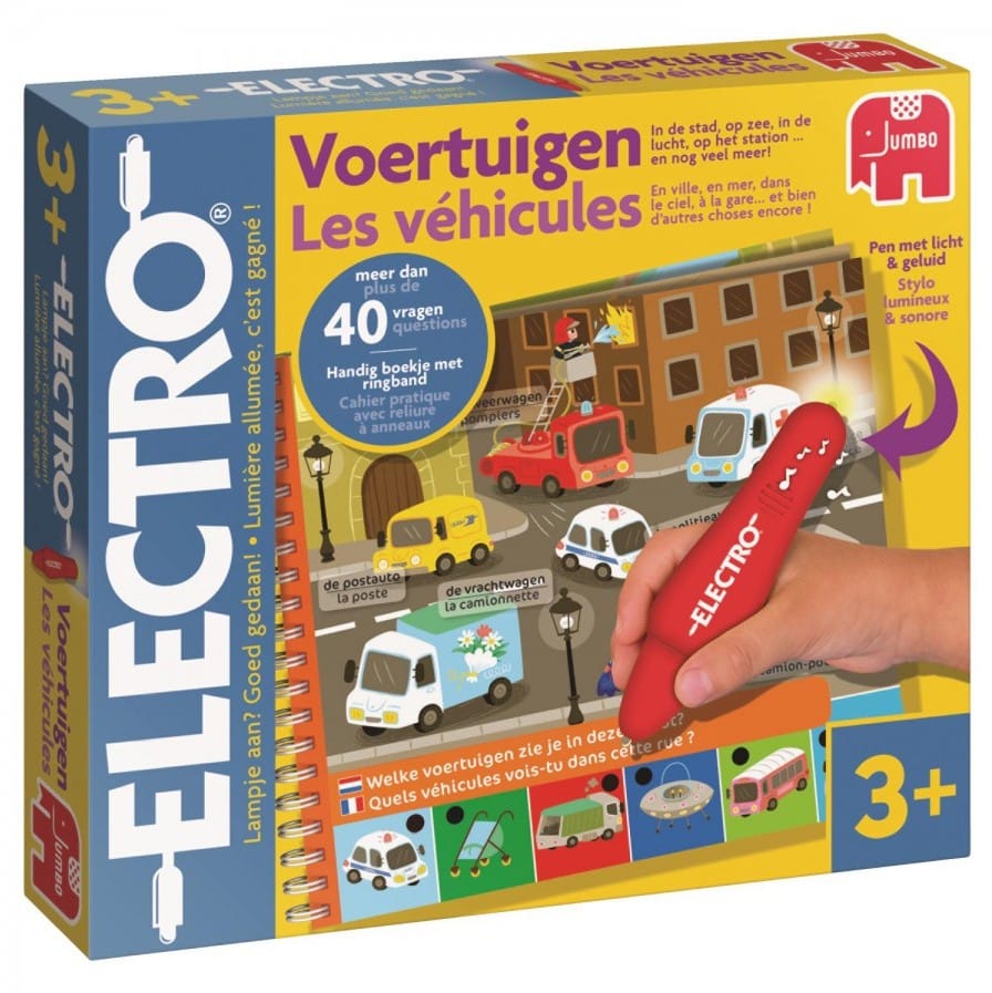 Electro jumbo wonderpen mini voertuigen educatief spel