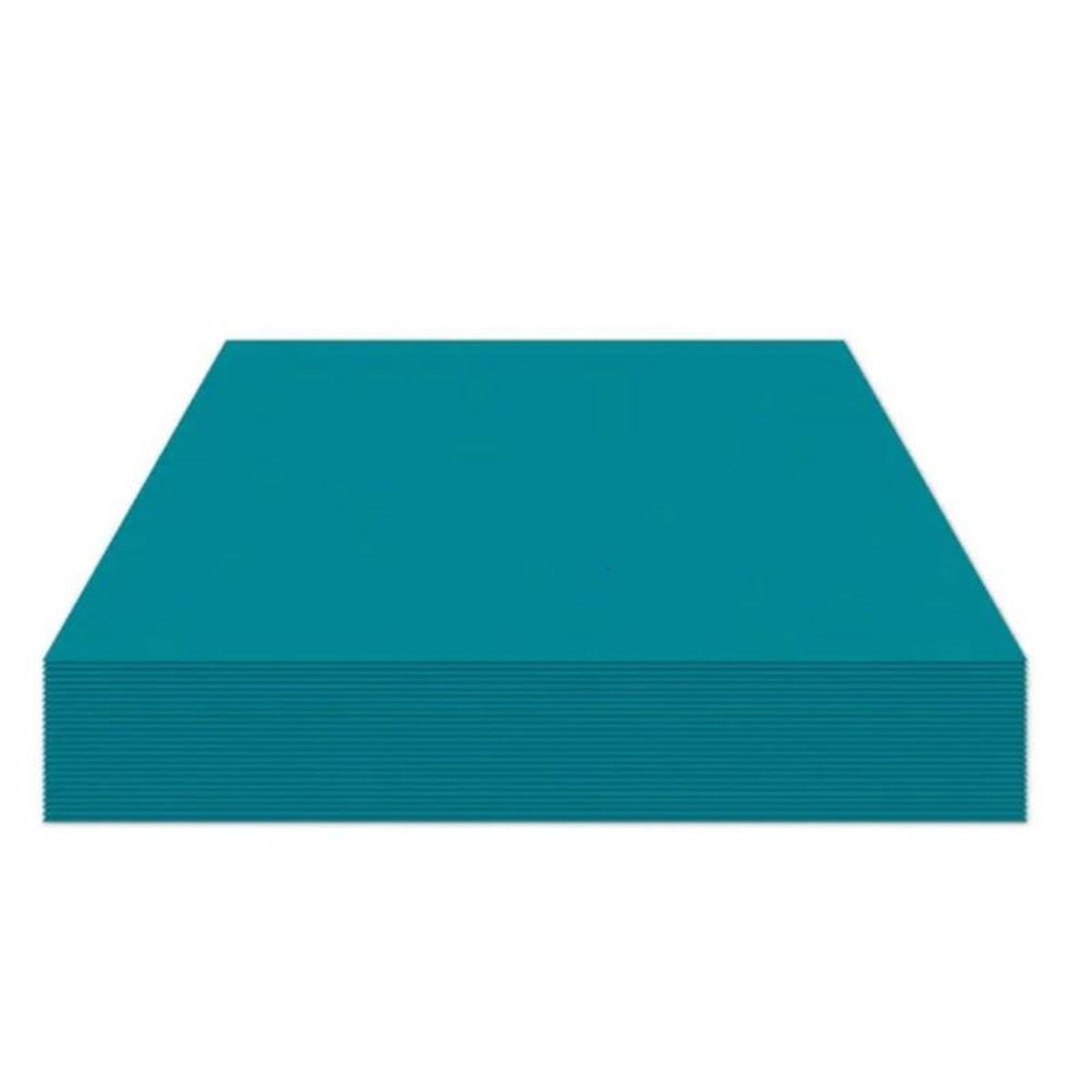 Kangaro fotokarton - 50x70cm - 300 gram - turquoise - pak 25 vel