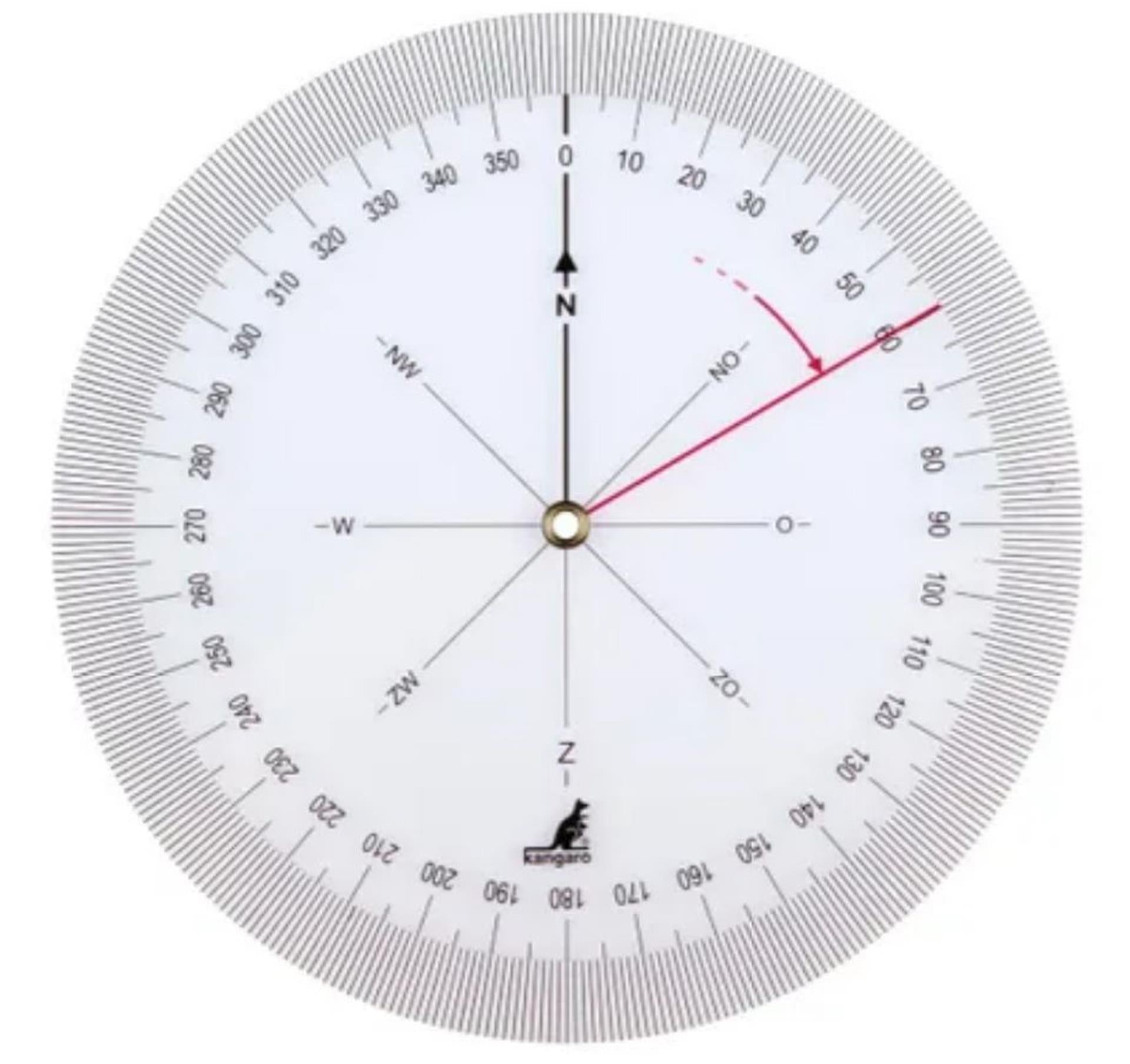 Quantore koershoekmeter kangaro transparant