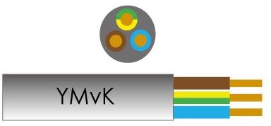 Enzo kabel ymvk 3x2,5qmm dca rol 50m - 1243107