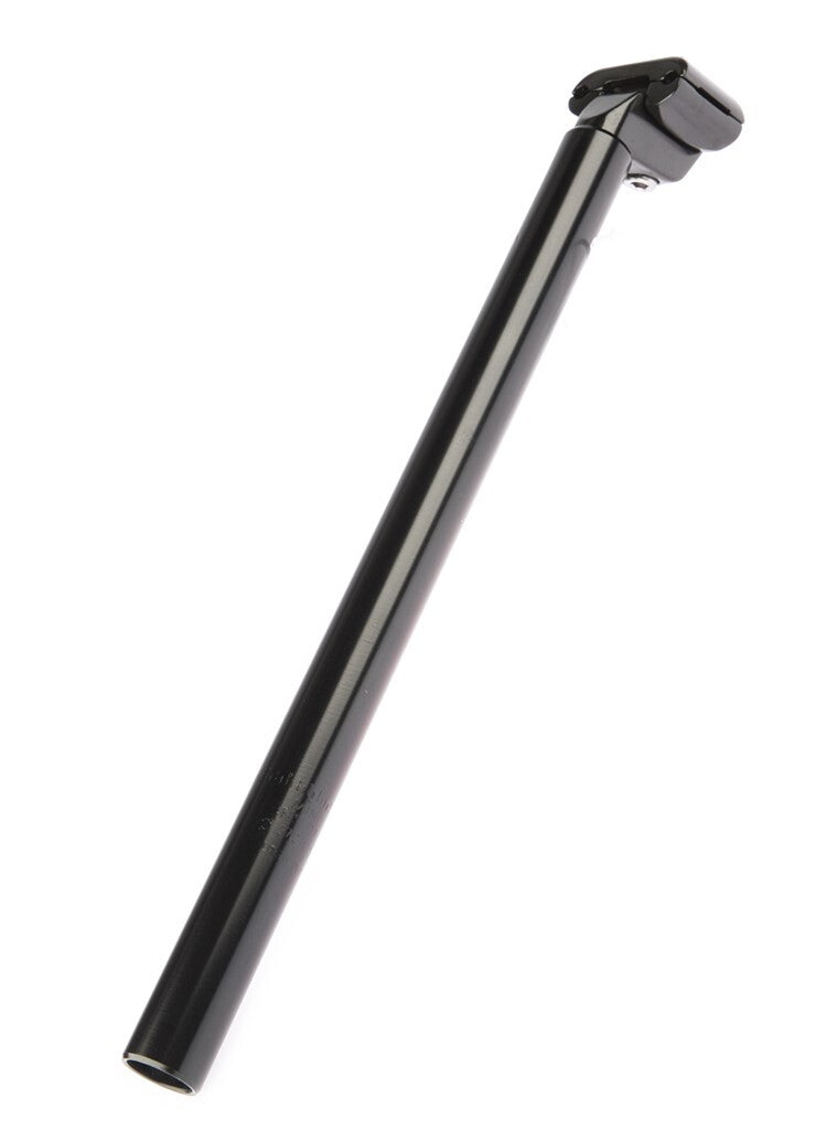 Zadelpen atb zwart 27,2 40cm alu