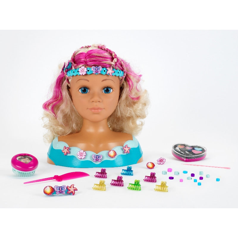 Klein kapkop princess coralie (blond blauw)